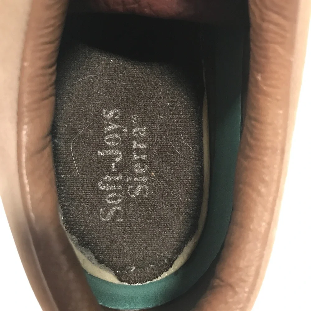 FootJoy SoftJoys Sierra Mens US 9M‎ Brown Tan Golf Shoes Plastic Spikes